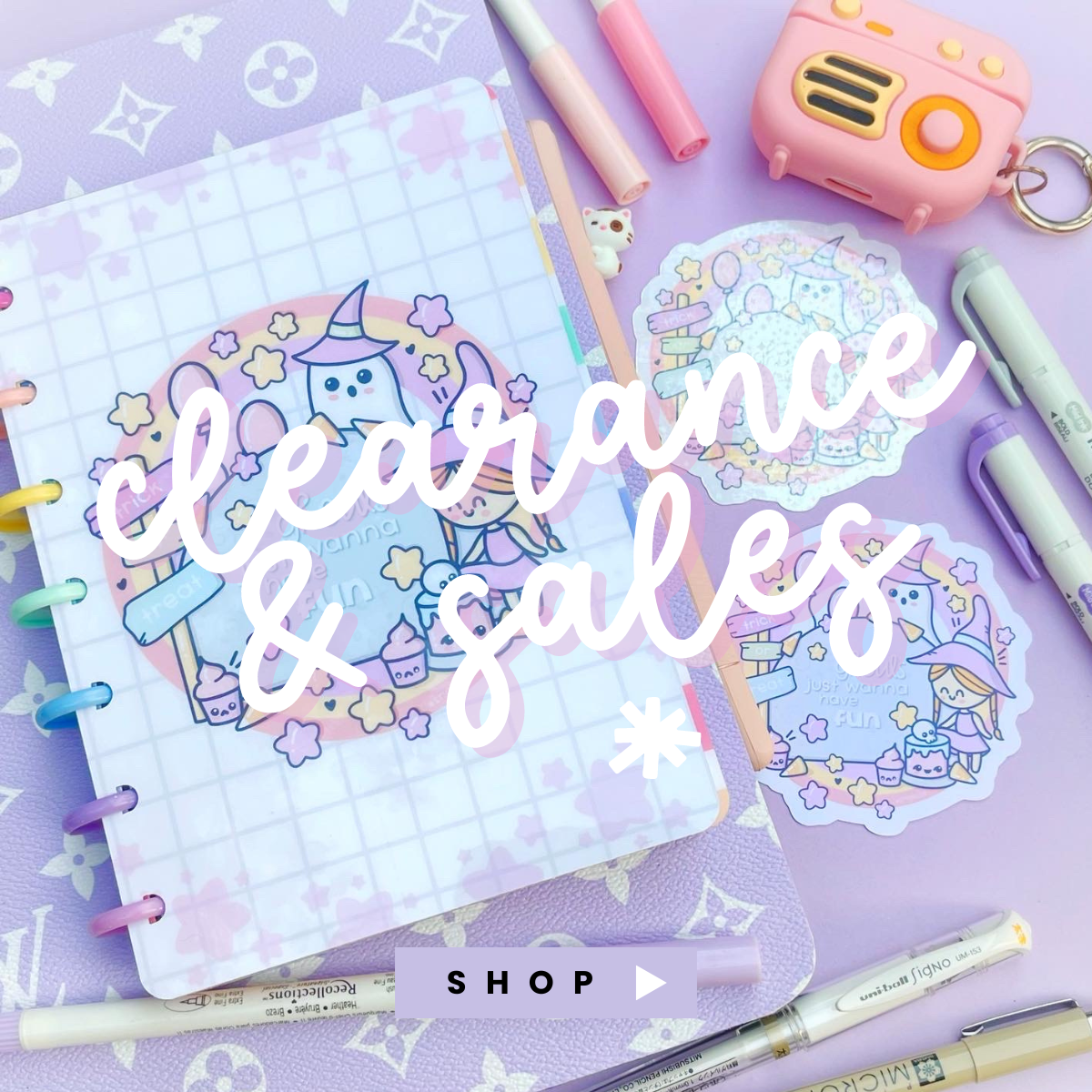 MagpieSoul - Handmade Planner Accessories, Laminated Covers & Kawaii