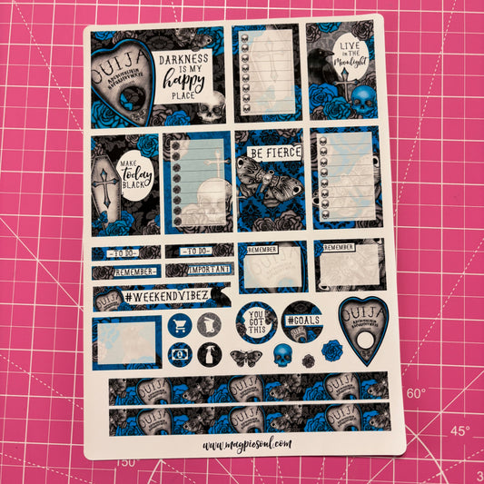 Moth Ouija Weekly Sticker Kit