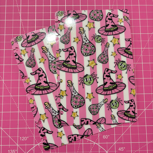 Pastel Halloween Witch Hat Mini HP Cover