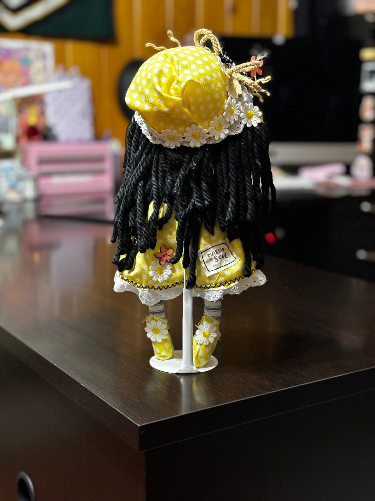 Maggie Textile Art Doll