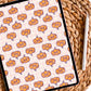 Kawaii Halloween Pumpkin Planner Dashboard Paper