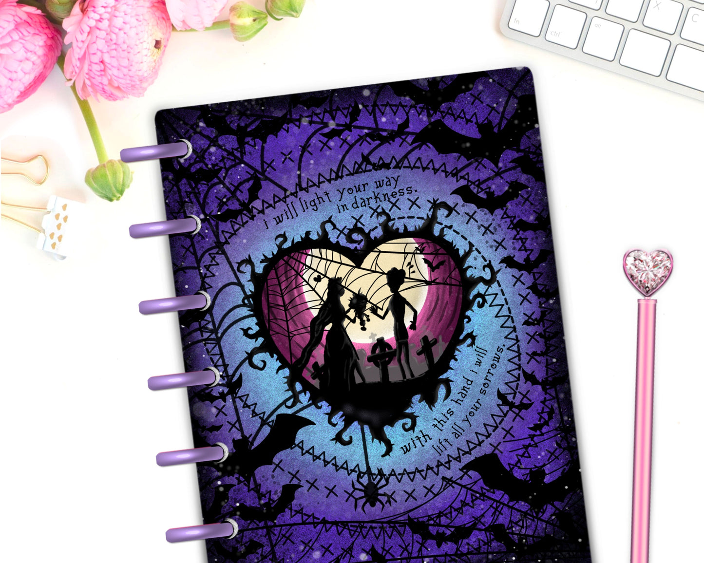 Graveyard Vows Laminated Planner Cover