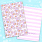 Kawaii Pumpkin Juice Milk Carton Pastel Laminated Planner Cover