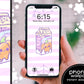 Kawaii Pumpkin Juice Milk Carton Pastel iPhone Wallpaper