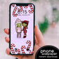 Christmas Zombae Best Friends iPhone Wallpaper