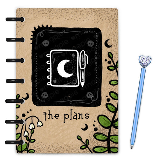 Planner tarot style cover for discbound planners