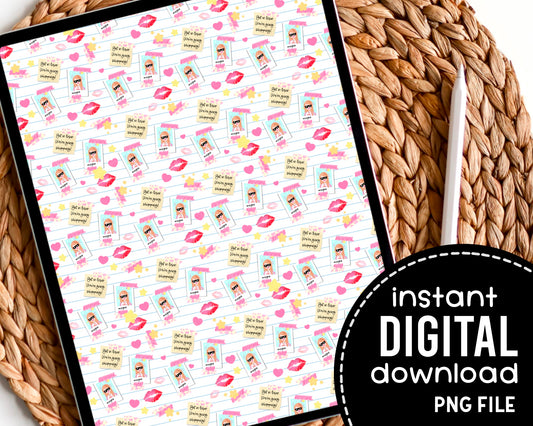 Burn Book Inspired Cute Digital Pattern Paper