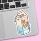 Kawaii Oat Milk Vinyl Sticker