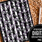 Death Moth Ouija Digital Pattern Paper