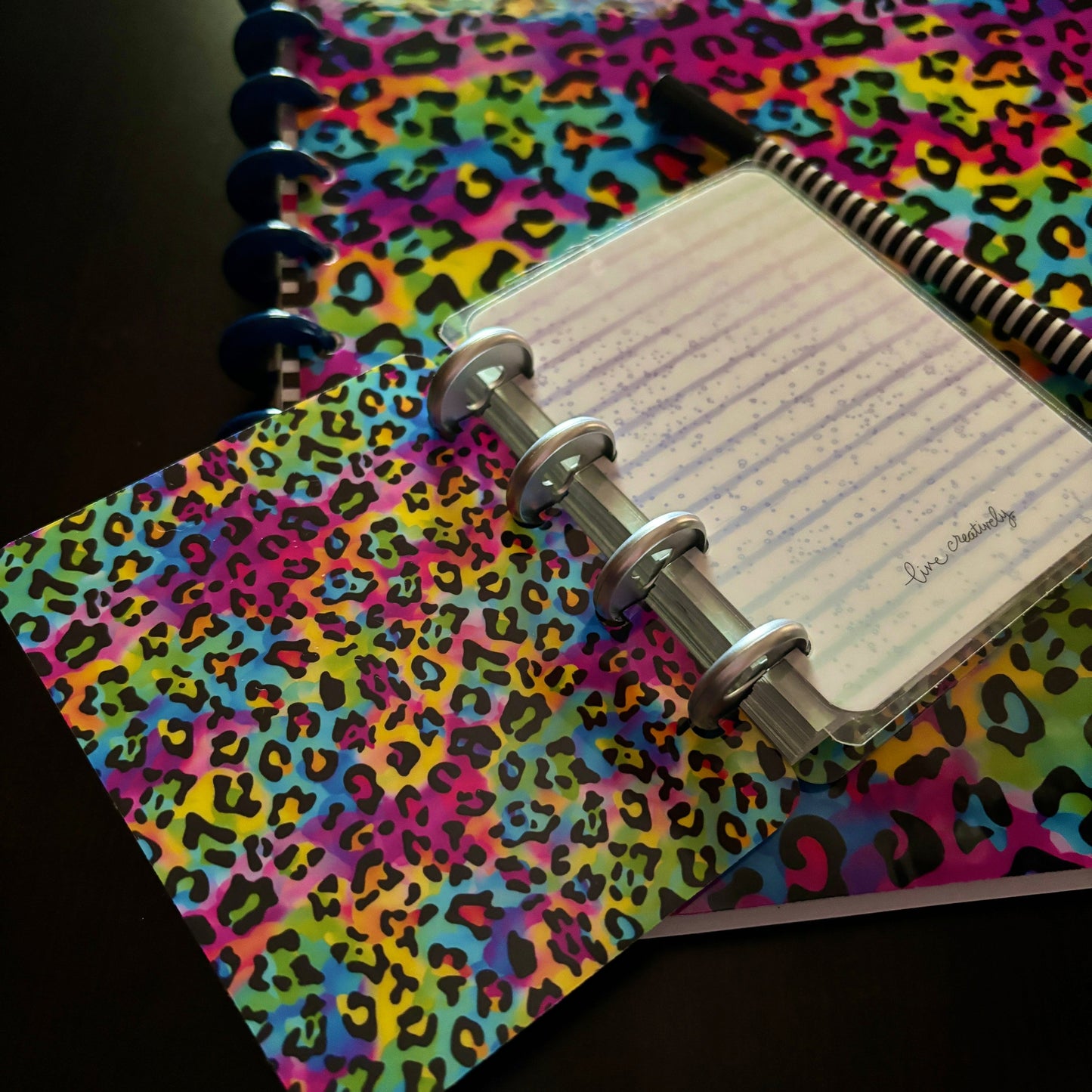 Leopard Laminated Planner Cover