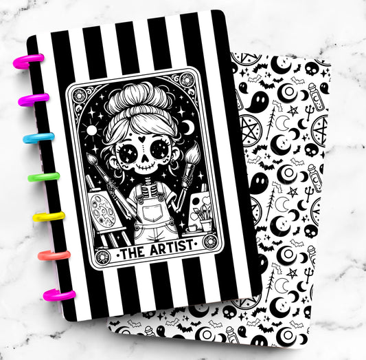 Discbound Planner Cover | Ring Planner Dashboard | The Artist Tarot