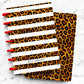 Discbound Planner Cover | Ring Planner Dashboard | Leopard