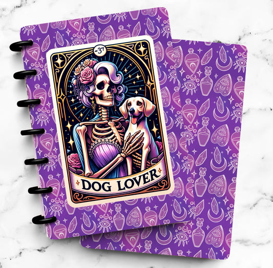 The Dog Lover Tarot Laminated Planner Cover