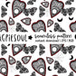 Moth Ouija Seamless Pattern