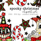 Vintage Halloween Christmas Clipart Bundle