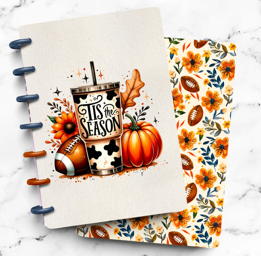 Discbound Planner Cover | Ring Planner Dashboard | Tis The Season - Football