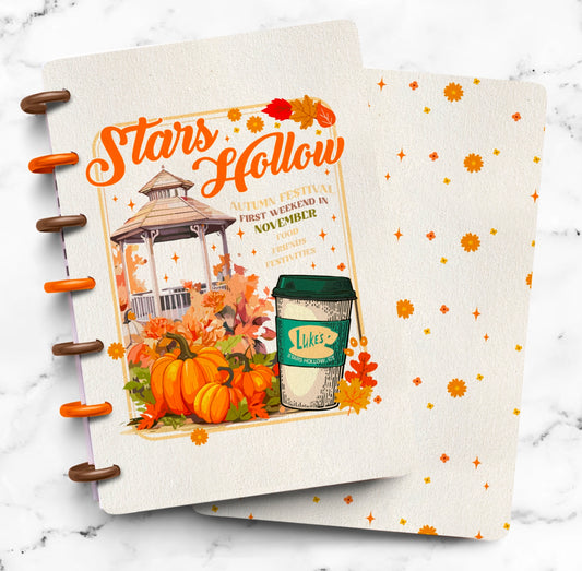 Discbound Planner Cover | Ring Planner Dashboard | Autumn Festival