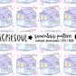 Bat Juice Spooky Kawaii Seamless Pattern