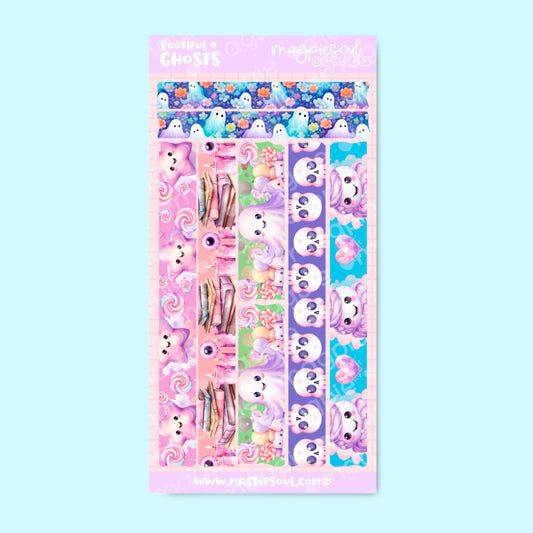 Bootiful Pastel Ghost Washi Tape Stickers