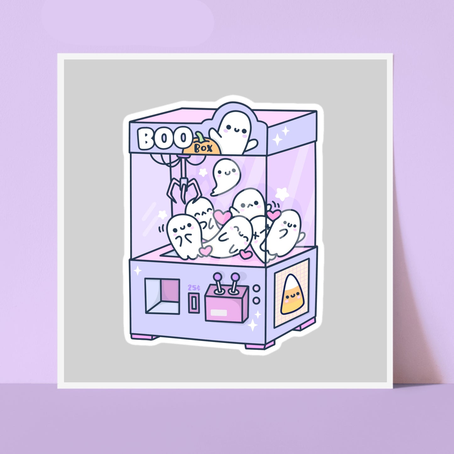 Boo Box Batty Ghost Kawaii Paper Die Cut