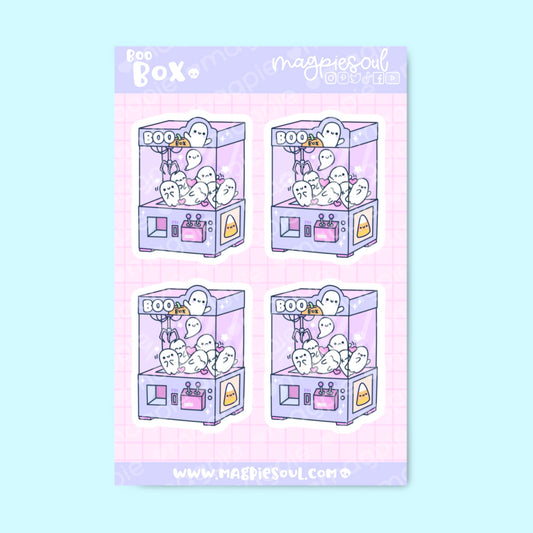 Boo Box Batty Ghost Kawaii Planner Stickers