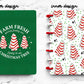 Discbound Planner Cover | Ring Planner Dashboard | Farm Fresh Christmas Trees