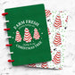 Discbound Planner Cover | Ring Planner Dashboard | Farm Fresh Christmas Trees