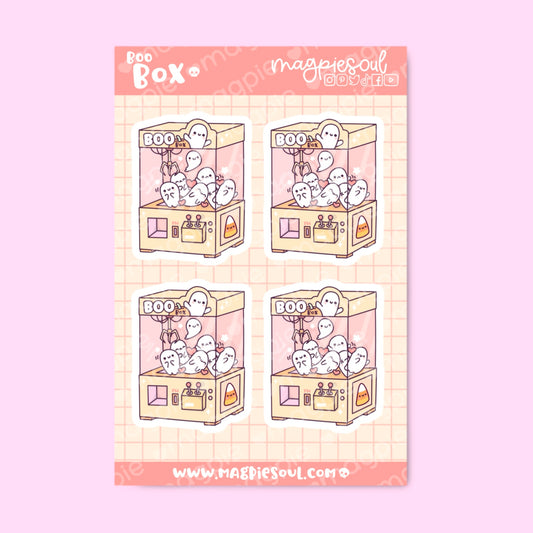 Boo Box Ghost Kawaii Planner Stickers