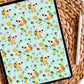 Floral Skull Bee Cute Planner Dashboard Paper