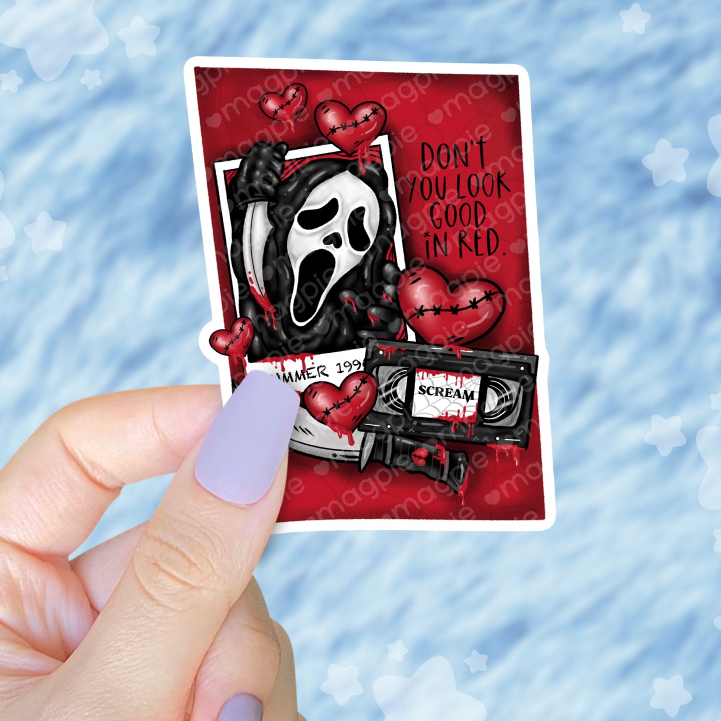 Horror Movie Lover Inspired Sticker