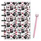 Horror movie fanatic Polaroid cute planner cover for laminated discbound planners