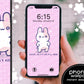 Kawaii Bunny Sassy iPhone Wallpaper