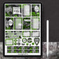 Green Moth Ouija Planner Sticker Kit
