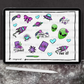 Spaced Out Planner Stickers