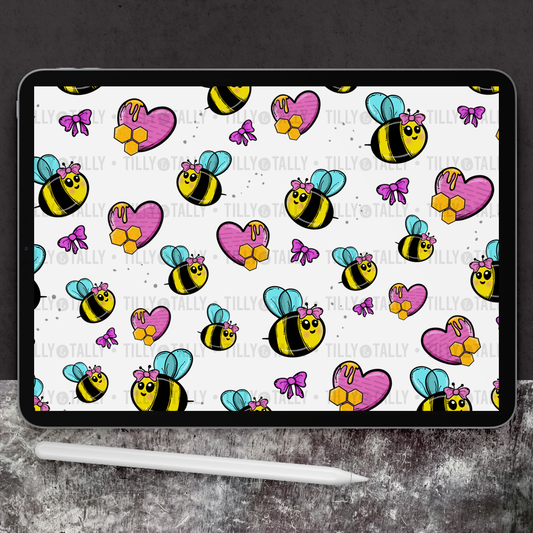 Bumble Bee Love Planner Dashboard Paper