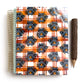 Cute autumn raccoon plaid laminated planner cover for Discbound planners