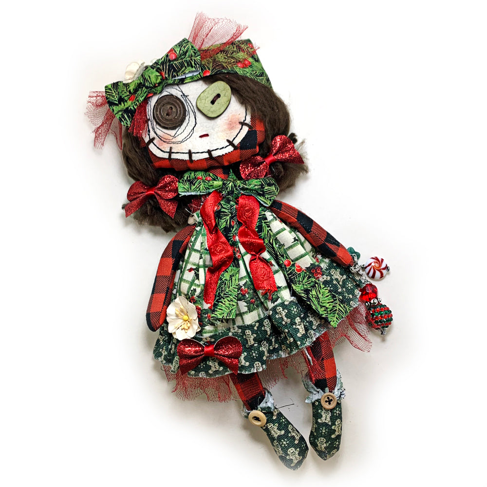 Aunt Bethany Textile Art Doll
