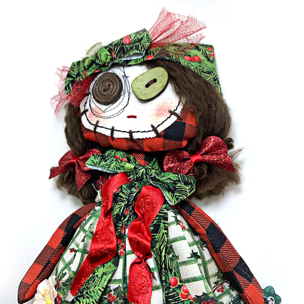 Aunt Bethany Textile Art Doll