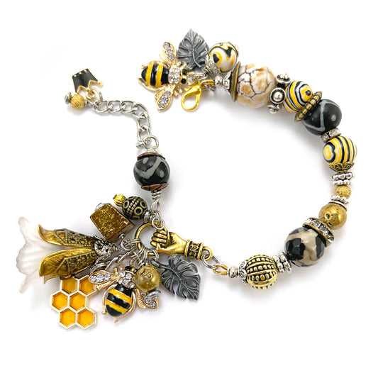 Honey Bee Charm Bracelet