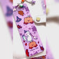 Kawaii Fall Cat & Pumpkin Laminated Bookmark
