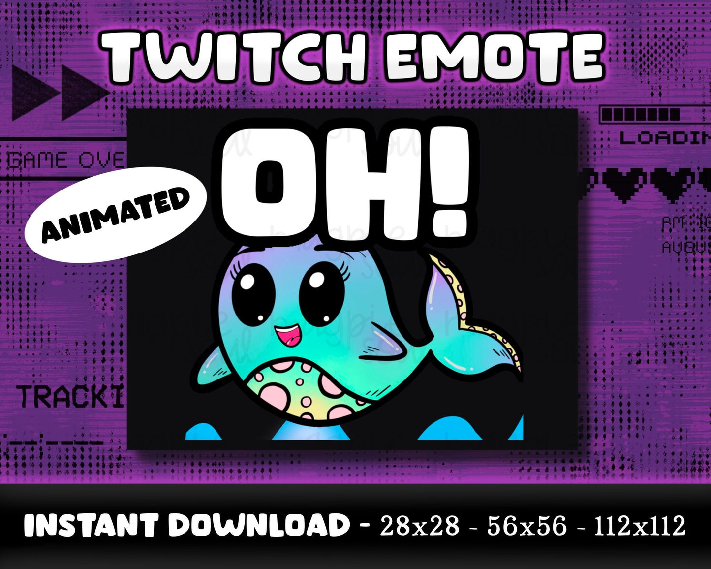 Oh, Whale! Animated Twitch & Discord Emote