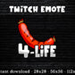 Sausage 4 Life Twitch & Discord Emote
