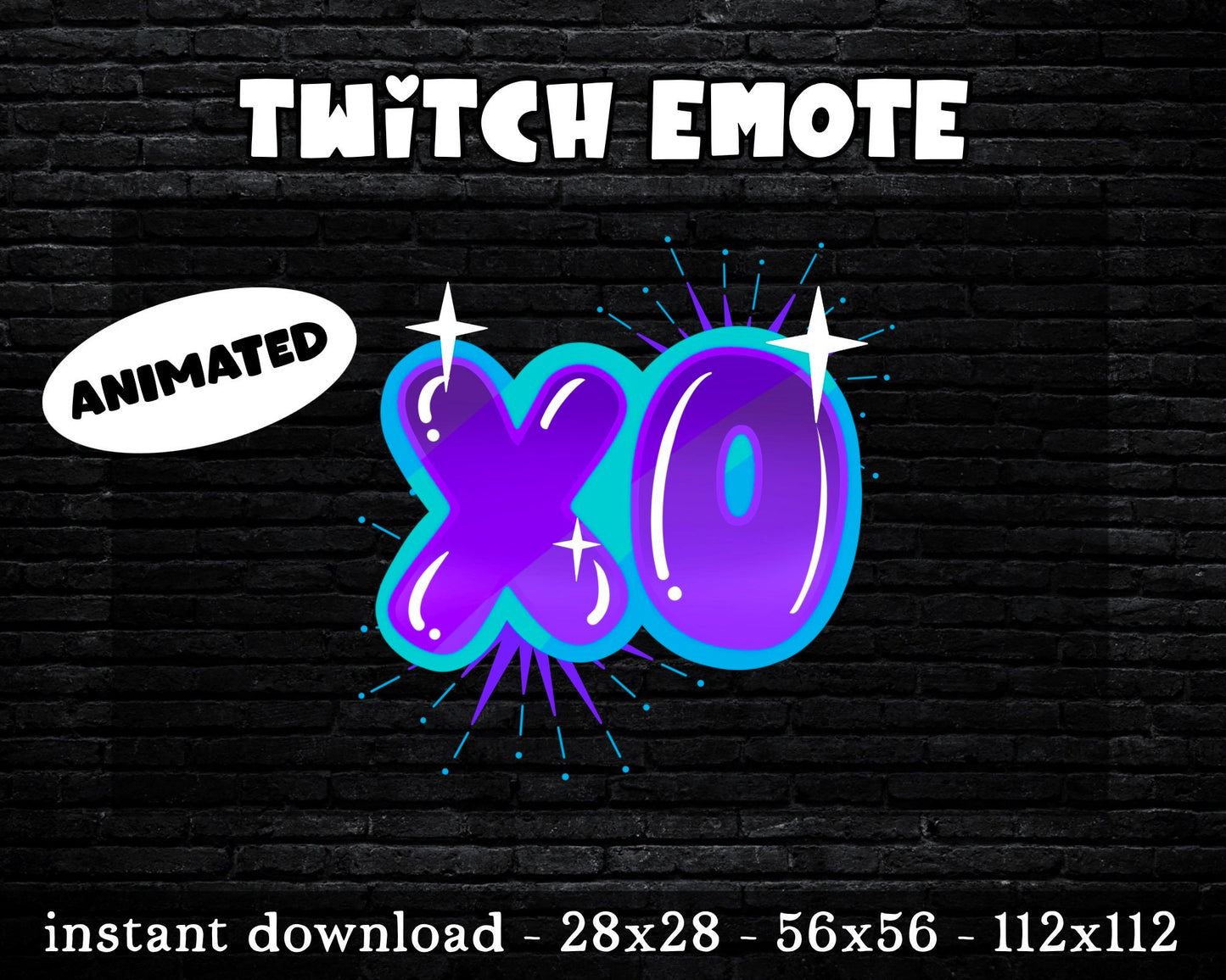 XO Love Animated Twitch & Discord Emote