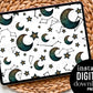 Moon & Stars Celestial - Digital Pattern Paper