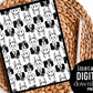 Tuxedo Bunny - Digital Pattern Paper
