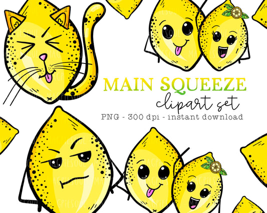 Main Squeeze Clipart Bundle