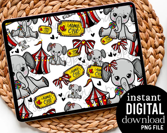 Ellie's Circus - Digital Pattern Paper