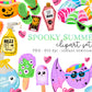 Spooky Summer Clipart Bundle