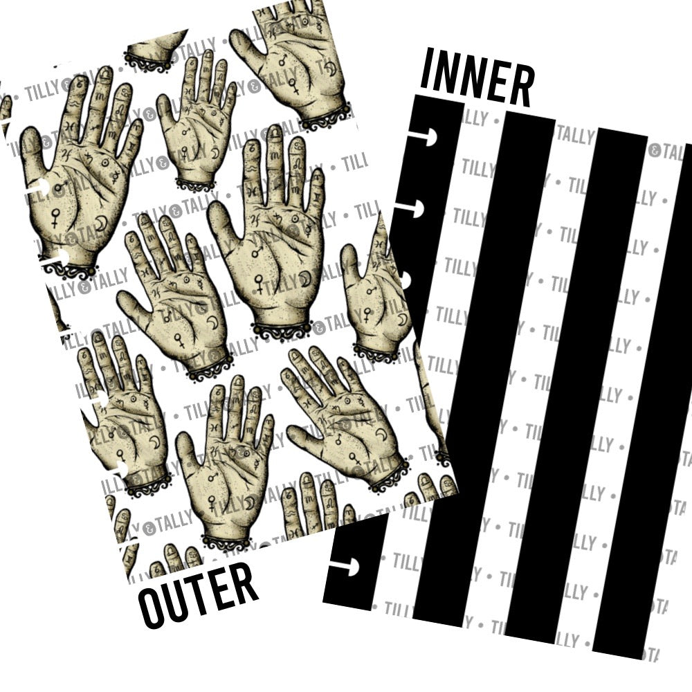 Palmistry Hand Laminated Planner Cover