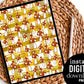 Plaid Autumn Mushroom - Digital Pattern Paper